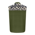 thumbnail image 4 of VgaVtl Lapel Men's Tank Tops Summer Sleeveless Clothing for Men Graphic Cardigan Pocket Casual Loose Shirts,Green L, 4 of 5