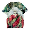 thumbnail image 2 of Inuyashas T-shirt Men Women Pullover Tees Casual Short Sleeve Crewneck Unisex Streetwear, 2 of 4