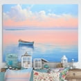 thumbnail image 1 of Designart boat Wall art decor, Boat Wall Art, Horizon Boat Harmonious I , Extra large Modern Canvas wall art, 32x24 inches, 1 of 5