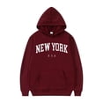 thumbnail image 5 of Sudaderas con capucha de la ciudad de Nueva York para hombres y mujeres, sudaderas con estampado de letras, sudaderas gráficas, jersey con capucha Harajuku informal suelto, ropa deportiva, 5 of 5