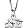 Sterling Silver 2012 Graduation Cap And
