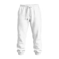 thumbnail image 4 of Yongwang Joggers for Men Drawstring Waist Pants Casual Fashion Sports Long Trousers with Pockets, 4 of 7