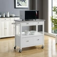 thumbnail image 4 of Ren Kitchen Cart, White, 4 of 8