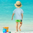 thumbnail image 4 of FORMRS Boys Rash Guard Short Sleeves Swim Shirt Quick Dry UPF 50+ Sun Protection, Sizes 3-12T, Abstract Mountain, 4 of 6