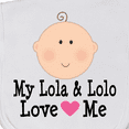 thumbnail image 3 of Inktastic My Lola and Lolo Love Me Baby Burp Cloth, 3 of 3