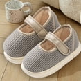 thumbnail image 6 of Penkiiy Warm Slippers for Women Slippers for Women, A Pair Of Lazy Slippers Curly Cozy Flat Slide Slippers Comfy Soft Non-Slip House Shoes Indoor And Outdoor, Warm Gift Gray Slippers, 6 of 6
