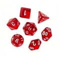thumbnail image 1 of Lttoisl Ensemble de dés de RPG en Acrylique à Multiples Faces avec Shaker de Gobelet pour D&D, MTG, Pathfinder, Jeux de Société de Table - Trousse de 7 Pcs de dés Polyédriques, Essentiels pour Soirées de Jeux, 1 of 8