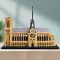 thumbnail image 6 of MACTANO Architecture Micro Mini Building Block Set Notre Dame De Paris Building Kit Gift Multi Color, 6 of 7