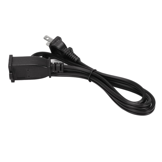 NEMA 1-15P A NEMA 1-15R CABLE DE ALIMENTACIÓN, Impermeable 10a 125V 1 Metro US Enchip 125V Seguro confiable 1-15p A 1-15R Cable de Extensión para El Hogar