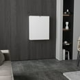 thumbnail image 2 of Kaplar 33" Wide x 23" Deep folding Table with Four Shelves, Floating Table, Retractable Table, Floating Desk, Ironing Table White, 2 of 8