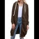 thumbnail image 2 of Sudadera con Capucha y Cremallera para Mujer, Chaqueta Informal de Larga para Otoño, Chaquetas Largas de Otoño con Bolsillos, Túnica Café XXL, 2 of 9