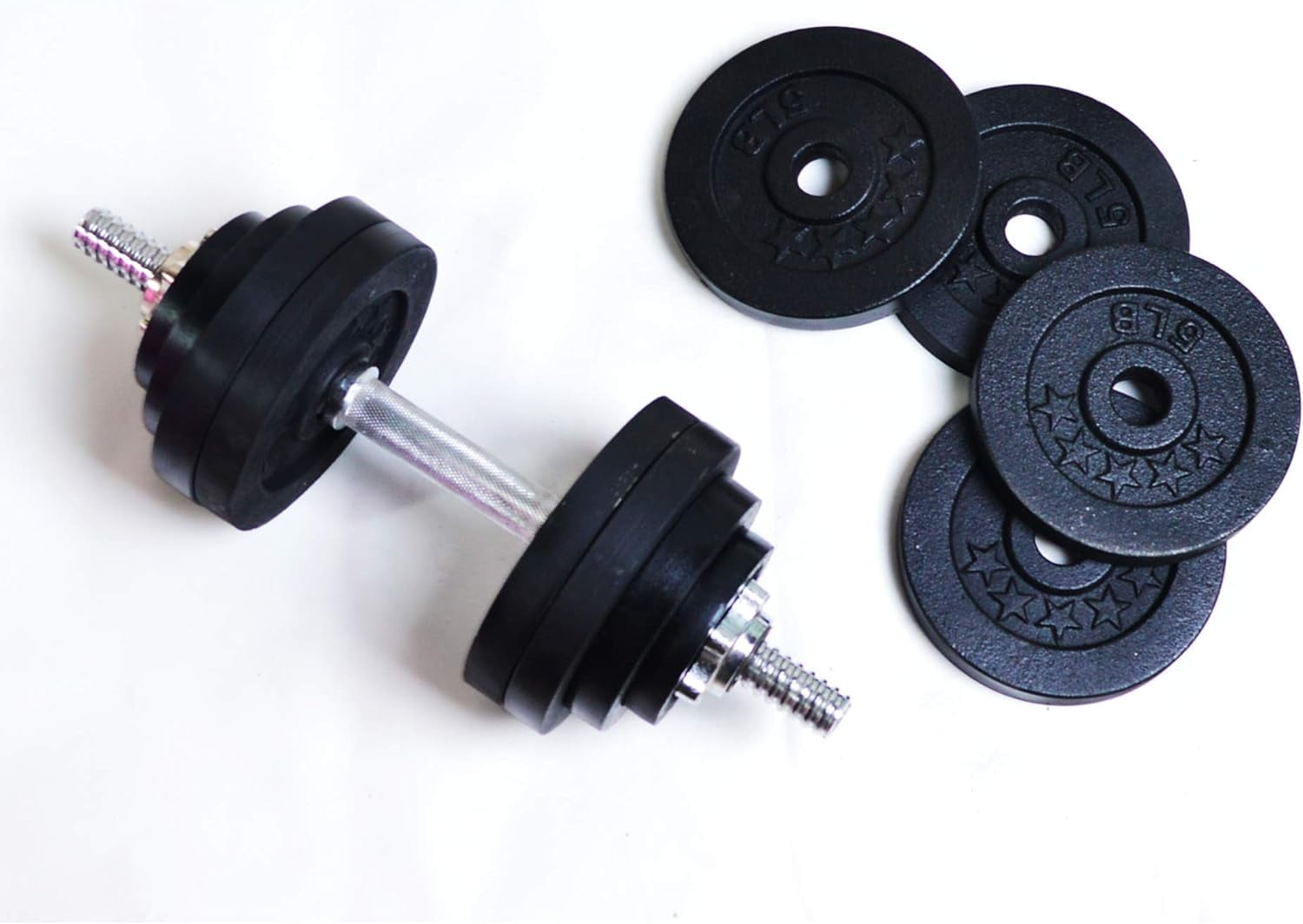 Bestequip 52.5 lbs adjustable dumbbell hotsell