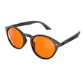 thumbnail image 2 of Gafas Bloomoak Retro Redondas Naranjas con Filtro de Luz Azul, 2 of 7