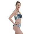 thumbnail image 2 of Kdxio Fantasy Swan Yacht Design for Womens High Waisted Bikini Top Sports Style Two Piece Bathing Suits, 2 of 5