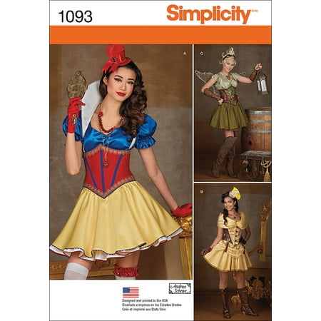 Simplicity Misses' Size 14-22 Cosplay Costumes Pattern, 1 Each
