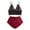 641#Wine Red, variant on Bra and Panty Sets for Women Seamless Bralettes Lingerie Sexy Sets Comfortable Sports V Neck Bras Panty Thongs Sets