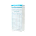 thumbnail image 2 of Reader 90pcs/ Pack Time Cards Timecards Monthly 2-sided 18 x 8.4cm for Employee Attendance Time Clock Recorder, 2 of 7