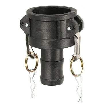 Uxcell IBC Tote Adapter 2" Cam Lock to 38mm Barb Fitting, Drain Adapter Fitting