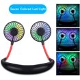 thumbnail image 1 of Ventilador de cuello, ventilador LED recargable USB portátil Diseño de auriculares Ventilador personal manos libres Ventilador portátil con cabezal de viento doble para viajar Oficina al aire libre Fokelyi WRLF-83, 1 of 5