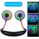 thumbnail image 1 of Ventilador de cuello, ventilador LED recargable USB portátil Diseño de auriculares Ventilador personal manos libres Ventilador portátil con cabezal de viento doble para viajar Oficina al aire libre MFZFUKR WRLF-83, 1 of 5