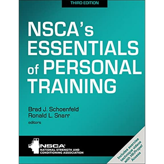 Pre-Owned NSCA's Essentials of Personal Training, 9781492596721, 1492596728, Hardcover, Third edition
