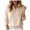Beige, variant on Sweaters for Women Half Zip Pullover Tops Cozy Polo V Neck Wool Shirts Lightweight Sweatshirts (Coffee, XL)