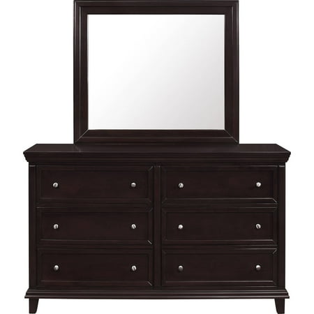Dresser Top Mirror - Lifestyle Solutions Davina Mirror 37