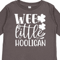 thumbnail image 3 of Inktastic St. Patrick's Day Wee Little Hooligan with Shamrocks Boys or Girls Long Sleeve Toddler T-Shirt, 3 of 4