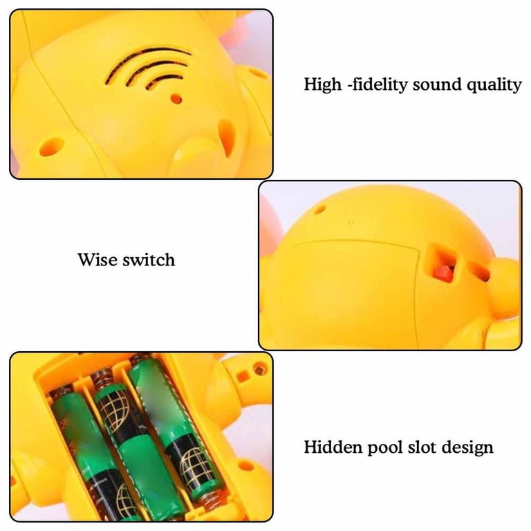 PEEK A BOO TOY GIGIGU ギギグ スイカ イエロー 黄色 DAGESVGI Monkey Toy,Electric Flip and Head Monkey Toys For Toddler
