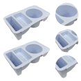 thumbnail image 2 of Bandeja Contenedores Bocadillos Estante Almacenamiento Playa Con Portavasos para Bogg Bag () White, 2 of 9