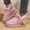 Pink, variant on Women's Bow Decor Short Ankle Boots Thick Platform Fully Fleece Lined Round Toe Anti-Slip Block Outsole for Cold Outdoor Walking Street Wear, Snow Boots for Women Gray 5.5
