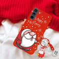 thumbnail image 1 of Christmas Reindeer Santa Claus Key Chain Case For iPhone 15 Pro Max 15 Pro For iPhone 15 Plus Hat Tree Snowman Tpu Cover, 1 of 5