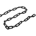 thumbnail image 5 of Uxcell 13Ft Plastic Chain Barrier, Safety Link Chain Stanchion with 6 S-Hooks and 6 Clips, Black, 5 of 6