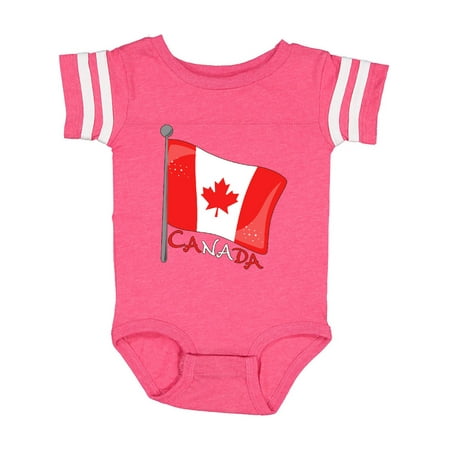 

Inktastic Canada- maple leaf flag Gift Baby Boy or Baby Girl Bodysuit