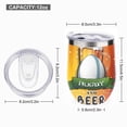 thumbnail image 2 of GZHJMY 1 Pcs Egg Cup, Rugby Ball with Mug of Beer 304 Stainless Steel Vacuum Insulated Cup, U-Shaped Red Wine Cup Eggshell Cup, 2 of 6