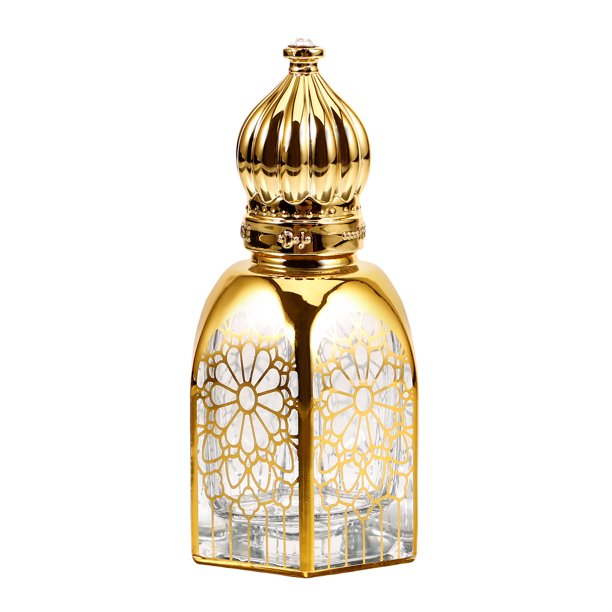 Botella roll-on vacía de 15 ml para perfume, decorativa, para aceite esencial.