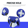 thumbnail image 3 of Funda protectora para mando PlayStation 5, funda antideslizante de silicona compatible con el mando PS5 Dual Sense con tapas para los pulgares, protectores para los joysticks y pegatina protectora, 3 of 7