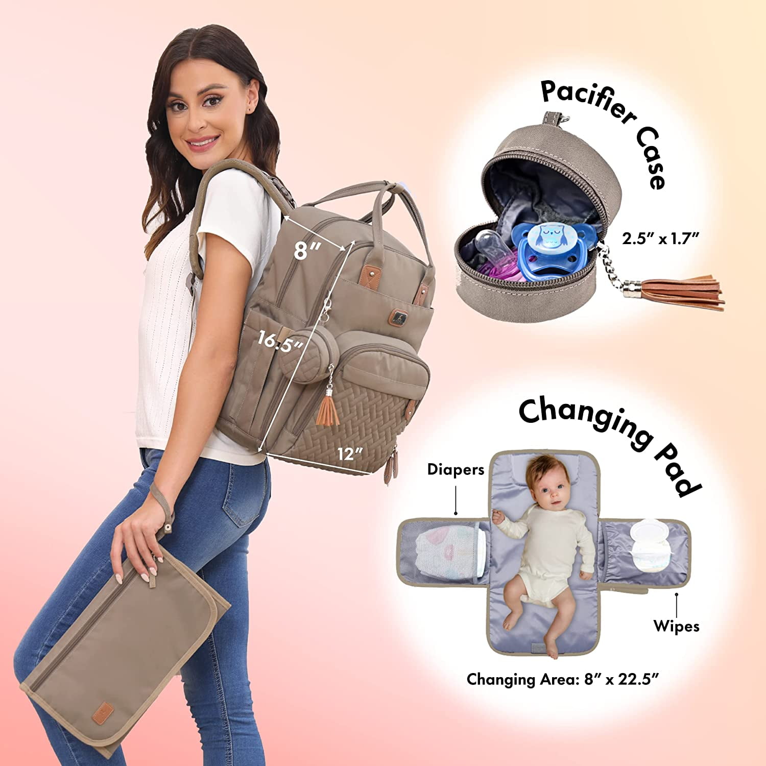 Best backpack to use as diaper bag deals
