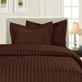 thumbnail image 1 of Elegant Comfort Meilleur, Plus Doux, Plus Confortable Ensemble de Housses de Couette 3 Pcs! 1500 Fils Qualité Égyptienne Luxueux Résistant aux Plis 3 Pcs Rayé Damassé, 1 of 5