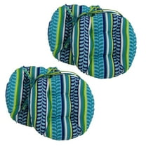 16-inch Outdoor Spun Polyester Tufted Chair Cushion (Set of 4)