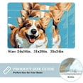 thumbnail image 2 of Corgi Dog Polyester Non-Slip Machine Washable Indoor Mat Office Mat Kitchen Rugs, 2 of 6