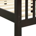 thumbnail image 5 of CITYLE Twin Platform Bed with Headboard and Footboard, Wood Twin Bed for for Kids, Teens Adults, Single Bed Frame Wood Slats Support, Easy Assembly, Rustic Style, Espresso, 5 of 8