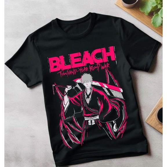 Byakuya Kuchiki T-Shirt Bleach Shirt Manga Strip Anime Graphic gift Tee sell