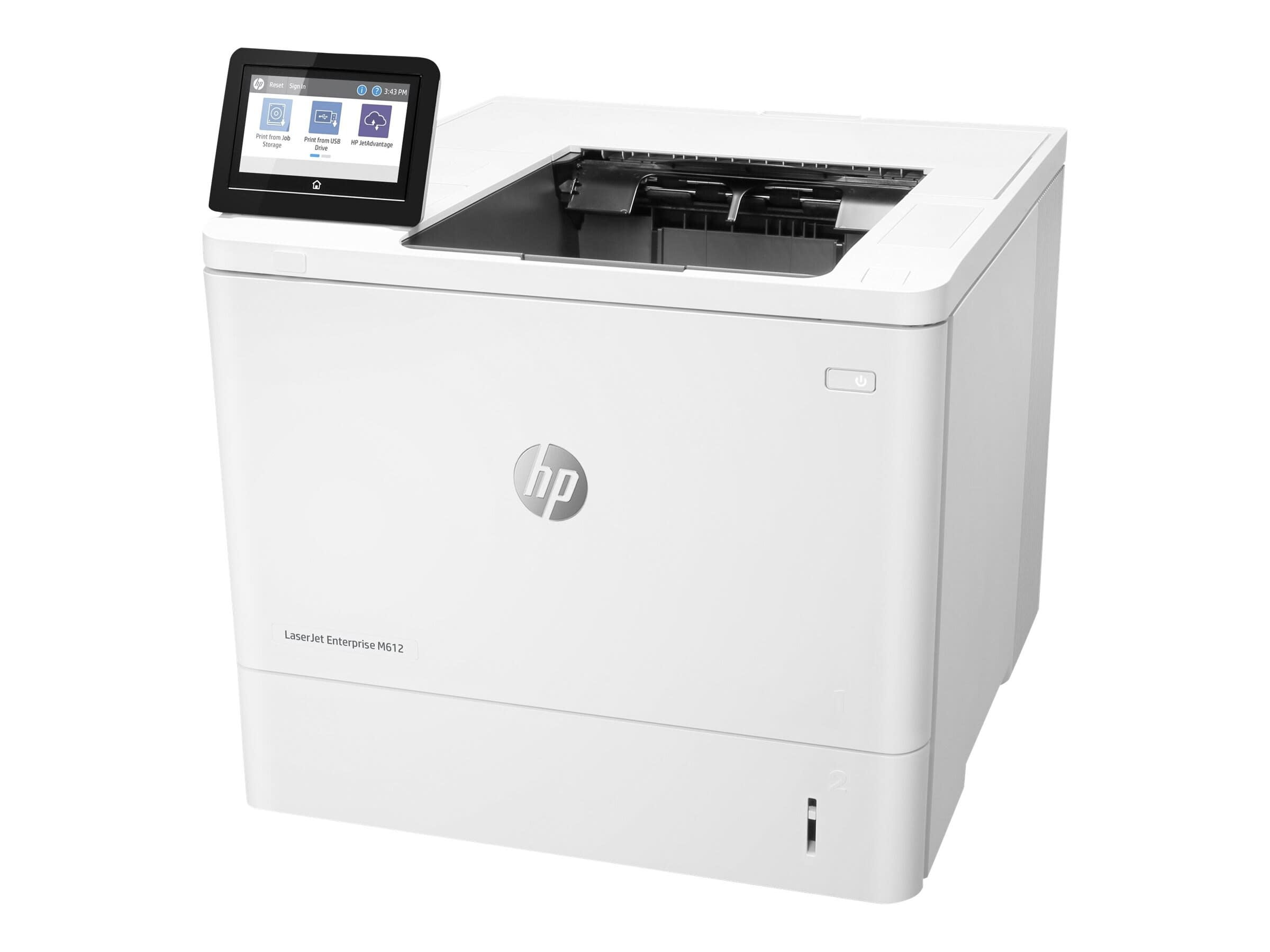 HP LaserJet Enterprise M612 M612dn Desktop Laser Printer, Monochrome