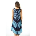 thumbnail image 4 of Riviera Sun Dress Dresses for Women (Turquoise / Navy, Small), 4 of 4