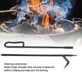 thumbnail image 6 of M Buder Heavy Duty Steel Fire Poker 17.32 inches / 44 cm Long Fire Pit Stick Tool for Indoor Fireplace and Outdoor Campfire Bonfire, 6 of 9