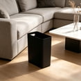 thumbnail image 2 of WEXOPE Narrow Slit Garbage Bin with Handle, Slim Plastic Trash Can for Kitchen Bathroom Bedroom, Space Saving Waste Basket for Home Storage,Black, 2 of 6