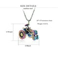 thumbnail image 3 of Constantlife Tractors Cremation Pendant Small Urns for Ashes Necklace Urn Jewelry, 3 of 4