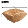 thumbnail image 3 of 1Pcs Panier Suspendu Rond Doublure Coco Fibre de Coco Remplacement Panier à Fleurs 10 Pouces, 3 of 9
