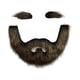 thumbnail image 5 of Conjunto de barba y cejas, accesorios para disfraces de barba, accesorios de bricolaje, barba y vello facial. Oro negro, 5 of 7